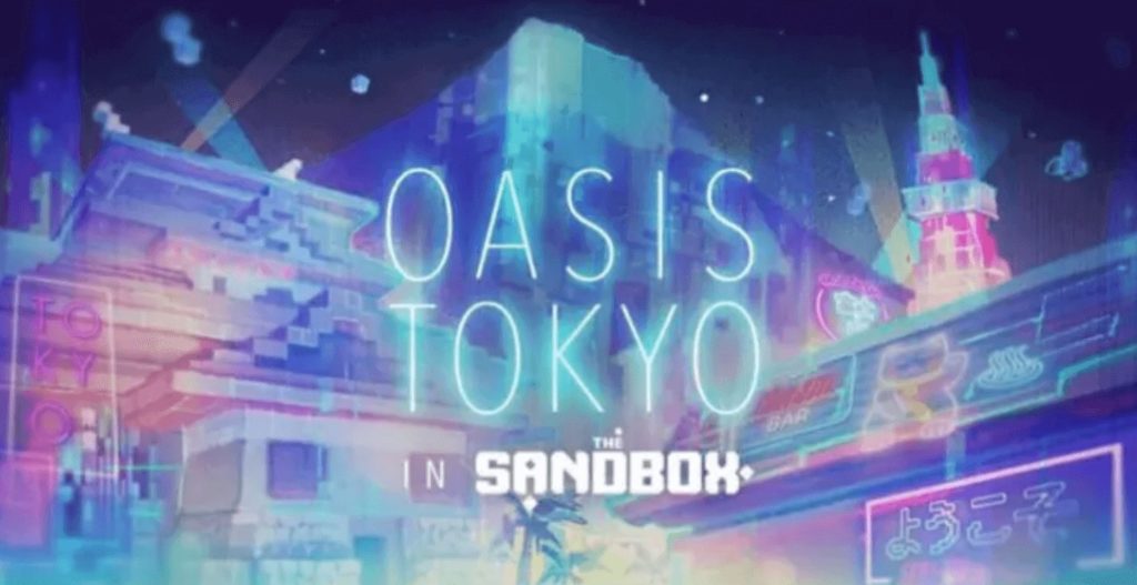 コインチェックとサンドボックスが共同で「Oasis TOKYO」を制作するプロジェクトを開始